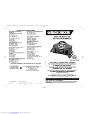 Black And Decker Electromate 400 User Manual